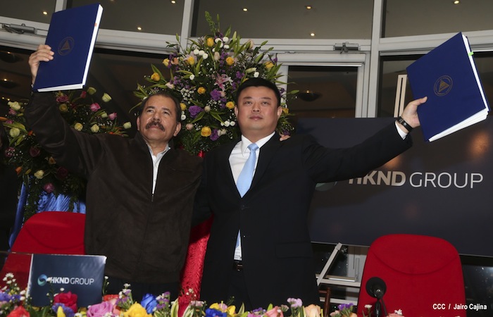 Presidente Daniel firma con HKND Group convenio marco para la construcción del Gran Canal