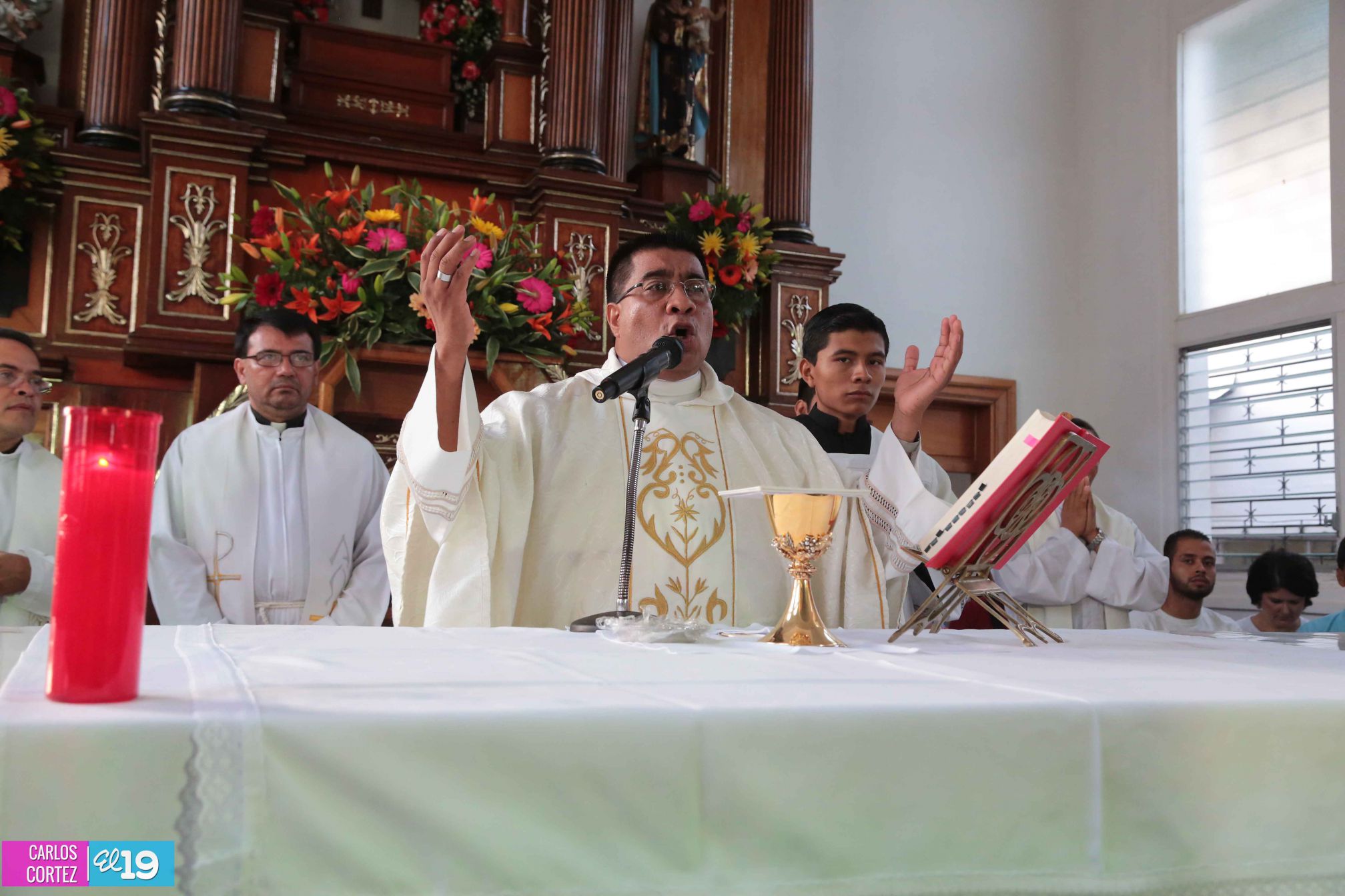 Viva Santo Domingo patrón de Managua!