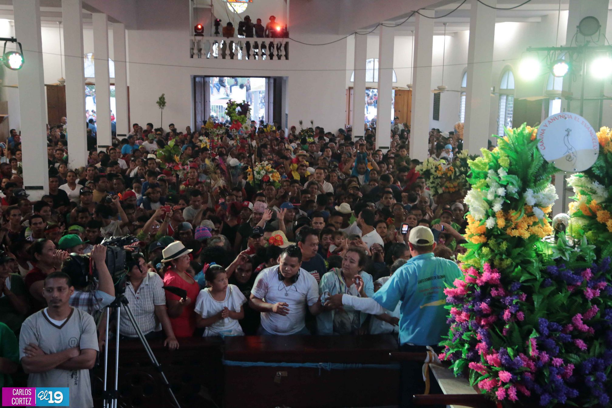 Viva Santo Domingo patrón de Managua!