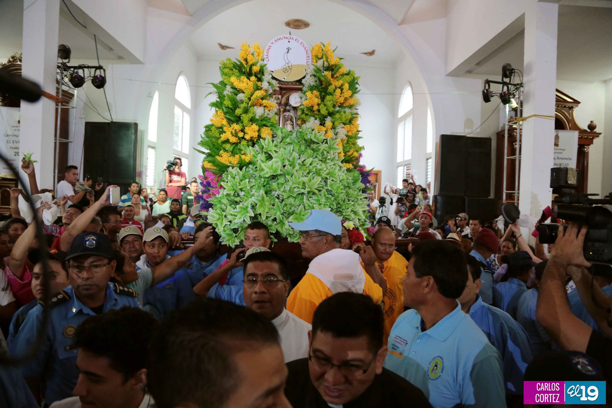 Viva Santo Domingo patrón de Managua!