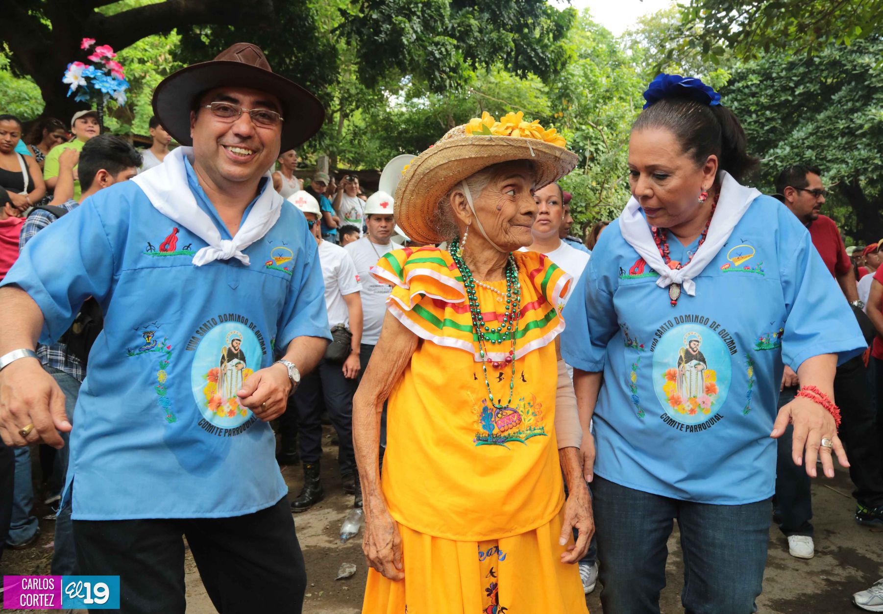 Viva Santo Domingo patrón de Managua!