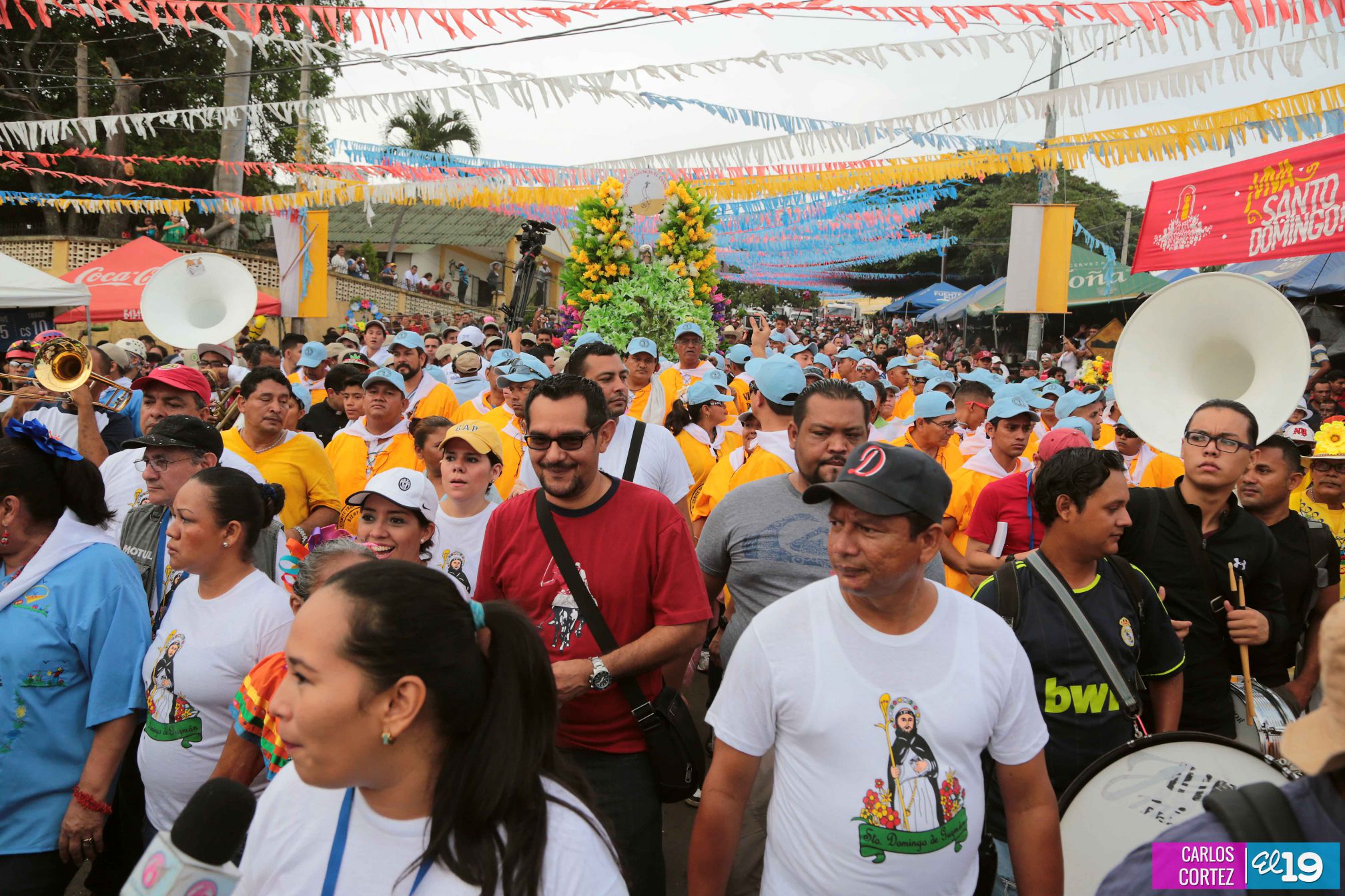 Viva Santo Domingo patrón de Managua!