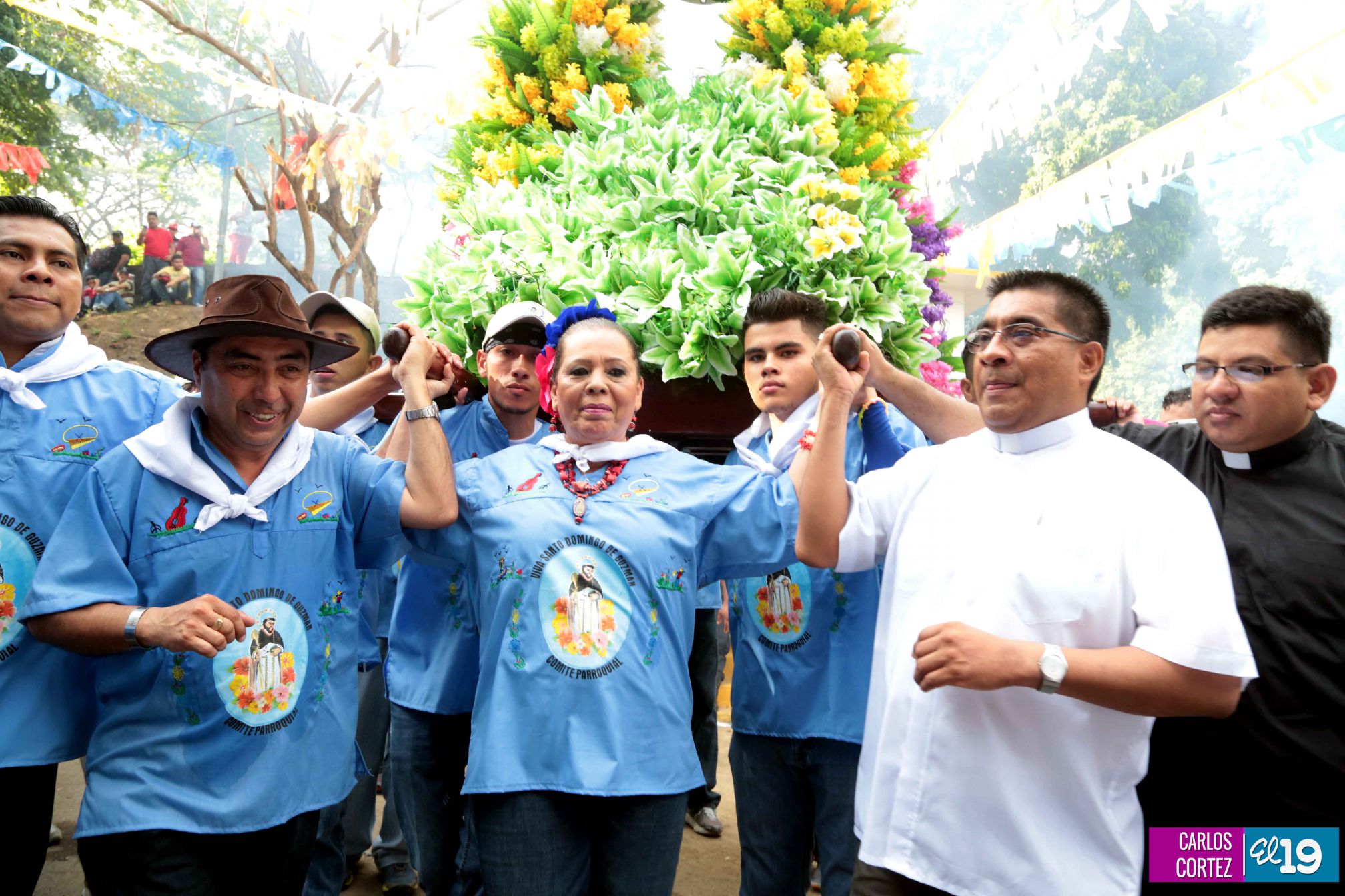 Viva Santo Domingo patrón de Managua!