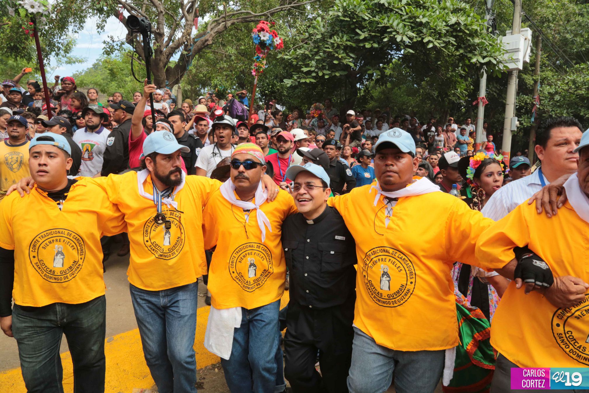 Viva Santo Domingo patrón de Managua!