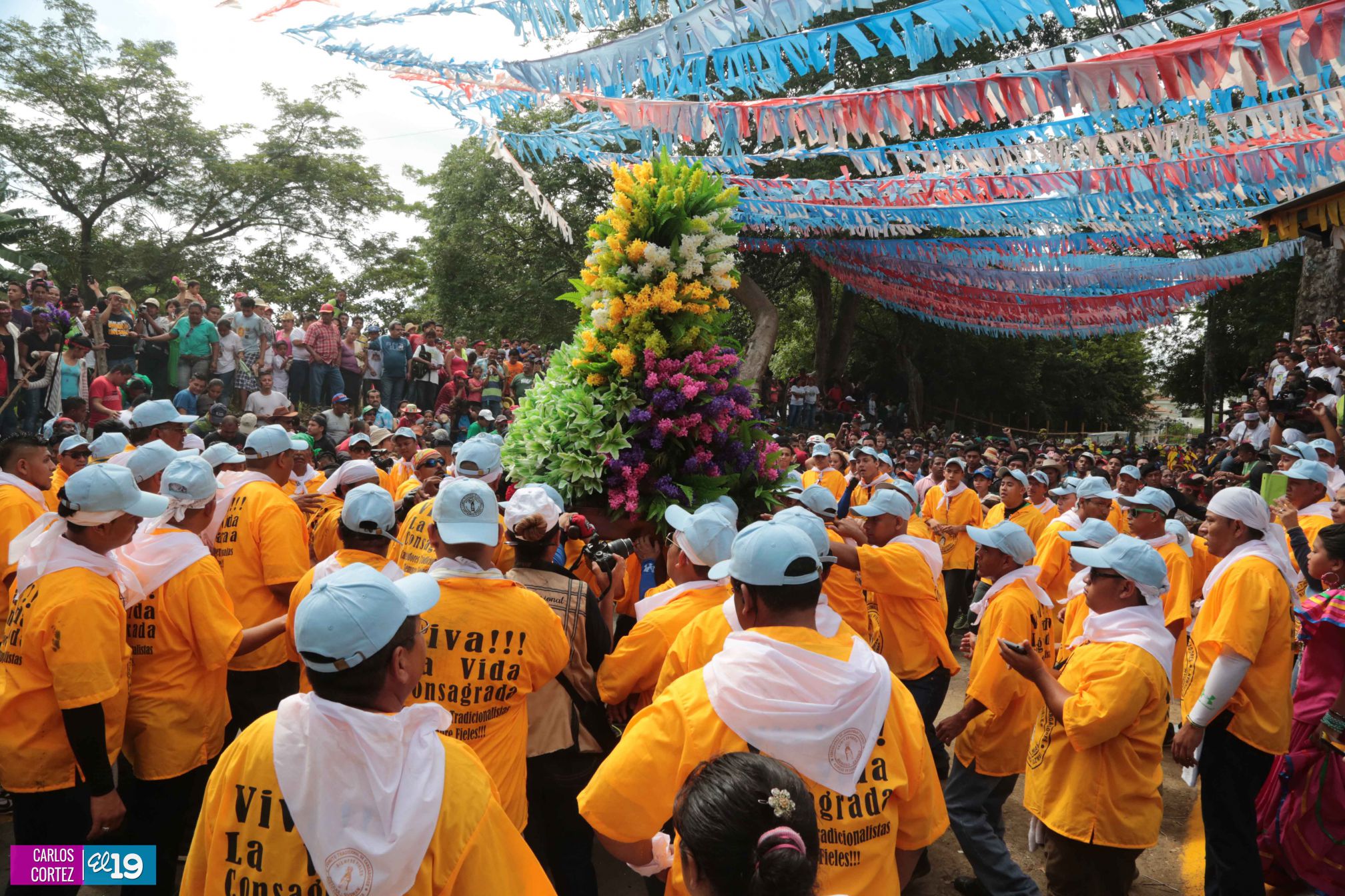 Viva Santo Domingo patrón de Managua!