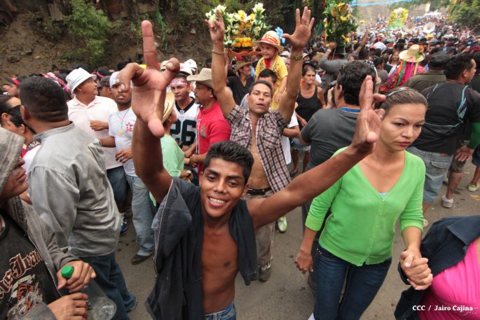 Viva Santo Domingo patrón de Managua!