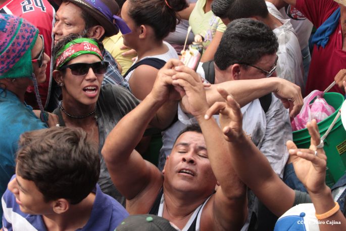 Viva Santo Domingo patrón de Managua!