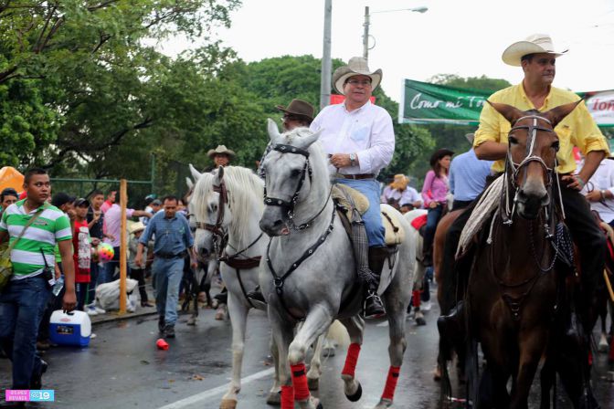 Desfile hípico en honor a Santo Domingo