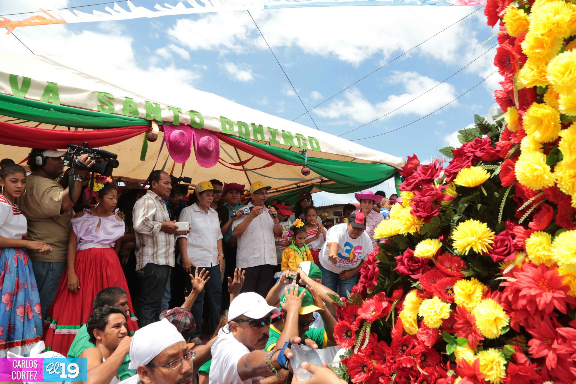Santo Domingo recibe el cariño, el amor y la devoción de los barrios capitalinos