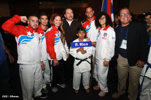 Presidente Daniel inaugura el VI Campeonato Iberoamericano de Karate Do