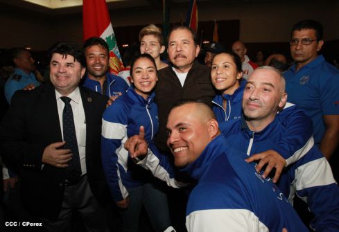 Presidente Daniel inaugura el VI Campeonato Iberoamericano de Karate Do