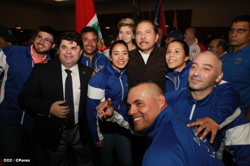 Presidente Daniel inaugura el VI Campeonato Iberoamericano de Karate Do
