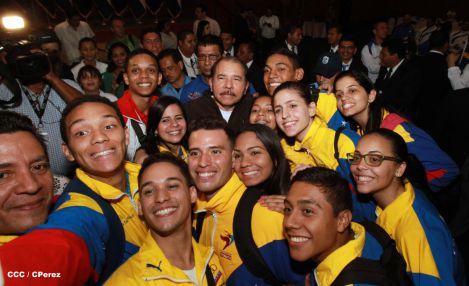 Presidente Daniel inaugura el VI Campeonato Iberoamericano de Karate Do