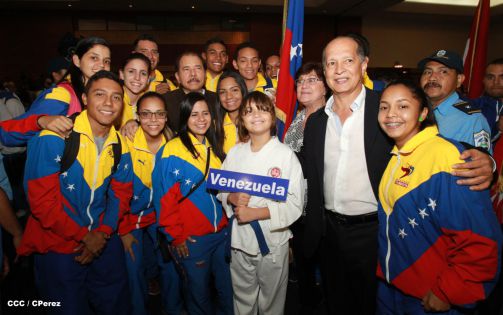 Presidente Daniel inaugura el VI Campeonato Iberoamericano de Karate Do