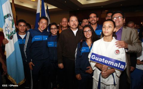 Presidente Daniel inaugura el VI Campeonato Iberoamericano de Karate Do