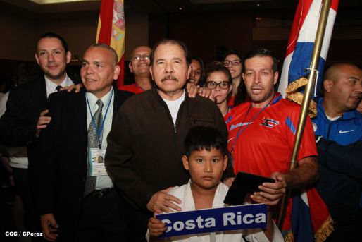 Presidente Daniel inaugura el VI Campeonato Iberoamericano de Karate Do