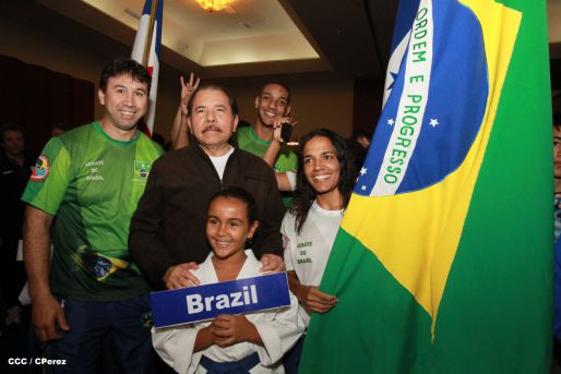 Presidente Daniel inaugura el VI Campeonato Iberoamericano de Karate Do