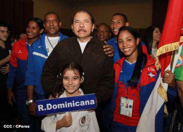 Presidente Daniel inaugura el VI Campeonato Iberoamericano de Karate Do