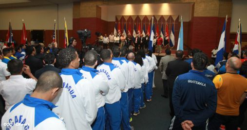 Presidente Daniel inaugura el VI Campeonato Iberoamericano de Karate Do