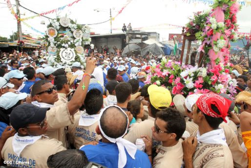 Santo Domingo de Guzmán rumbo a su morada en Las Sierritas