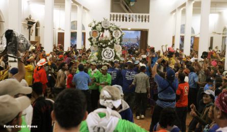 Fiestas de Santo Domingo concluyen con regreso de la milagrosa imagen a Las Sierritas