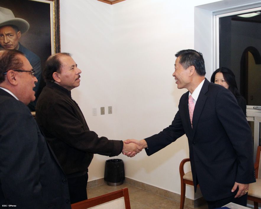 Presidente Daniel se reúne con auditor general de China-Taiwán, Sr. Ching-Long Lin