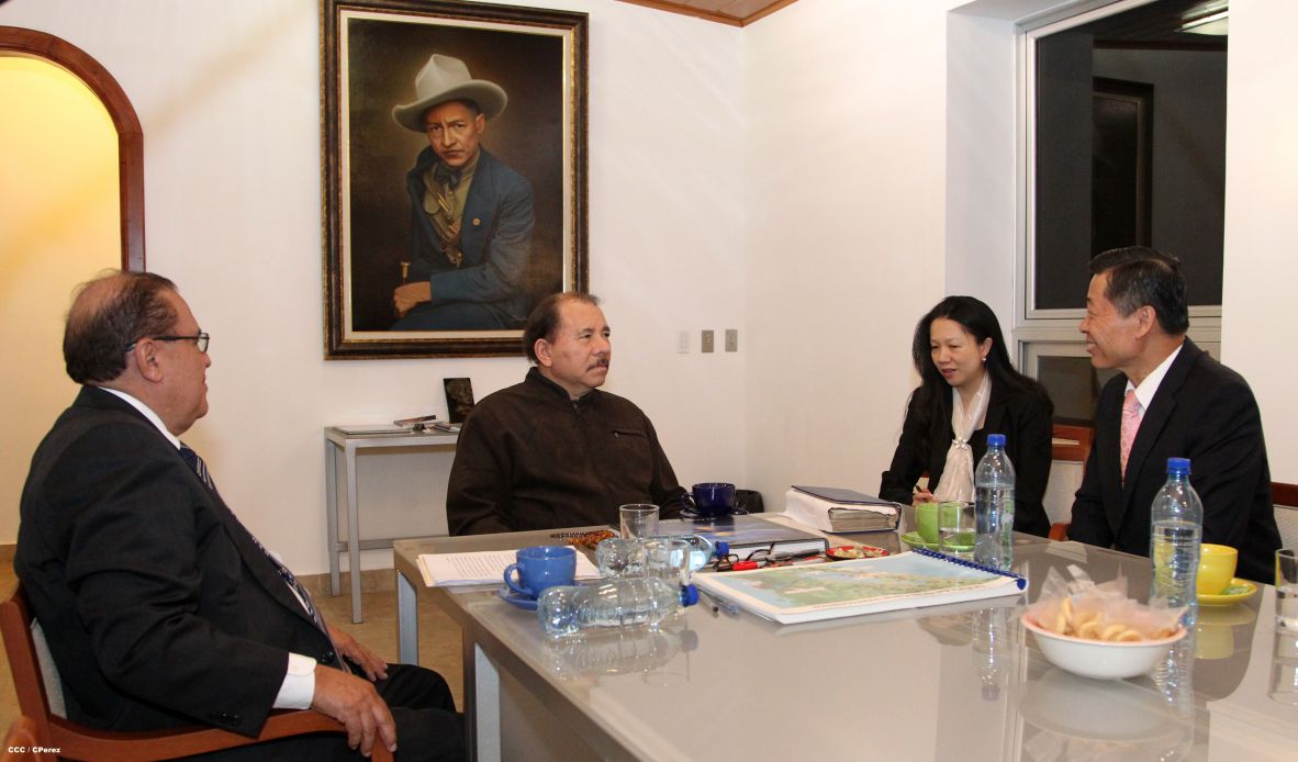 Presidente Daniel se reúne con auditor general de China-Taiwán, Sr. Ching-Long Lin