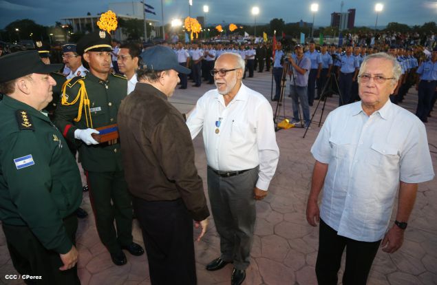 Presidente Daniel y Compañera Rosario encabezan acto del 36 aniversario de constitución de la Fuerza Aérea del Ejército de Nicaragua