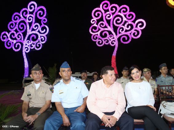 Presidente Daniel y Compañera Rosario encabezan acto del 36 aniversario de constitución de la Fuerza Aérea del Ejército de Nicaragua