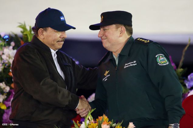 Presidente Daniel y Compañera Rosario encabezan acto del 36 aniversario de constitución de la Fuerza Aérea del Ejército de Nicaragua