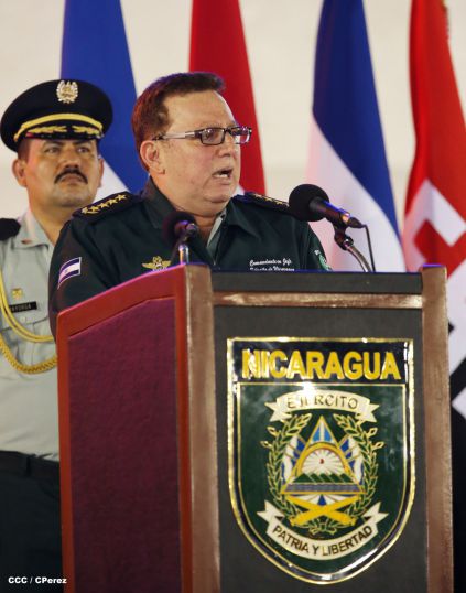 Presidente Daniel y Compañera Rosario encabezan acto del 36 aniversario de constitución de la Fuerza Aérea del Ejército de Nicaragua