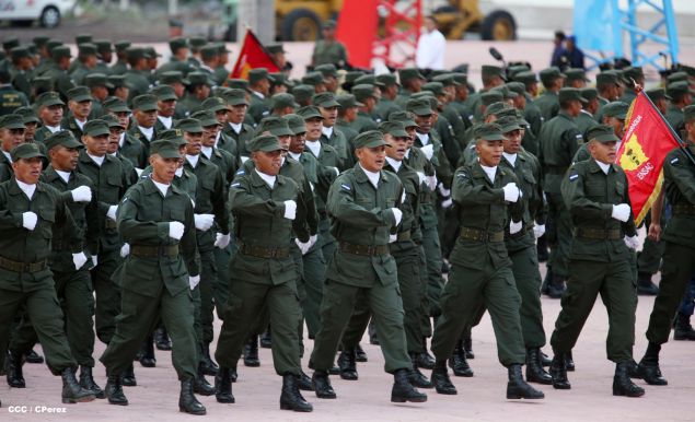 Presidente Daniel y Compañera Rosario encabezan acto del 36 aniversario de constitución de la Fuerza Aérea del Ejército de Nicaragua