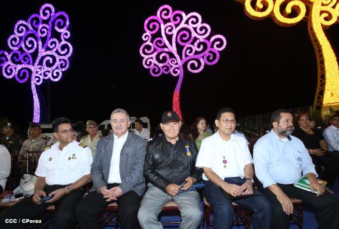 Presidente Daniel y Compañera Rosario encabezan acto del 36 aniversario de constitución de la Fuerza Aérea del Ejército de Nicaragua