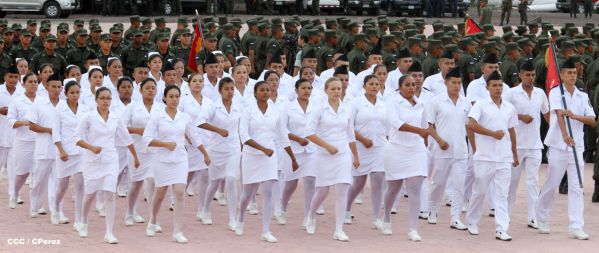 Presidente Daniel y Compañera Rosario encabezan acto del 36 aniversario de constitución de la Fuerza Aérea del Ejército de Nicaragua