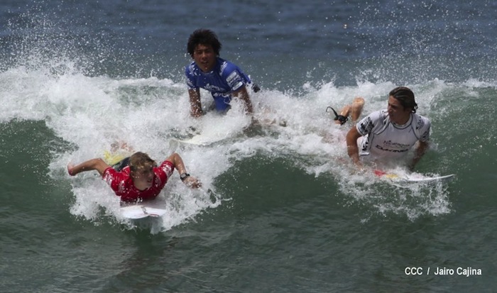 Final Mundial Surf Junio en Playa Jiquiliste