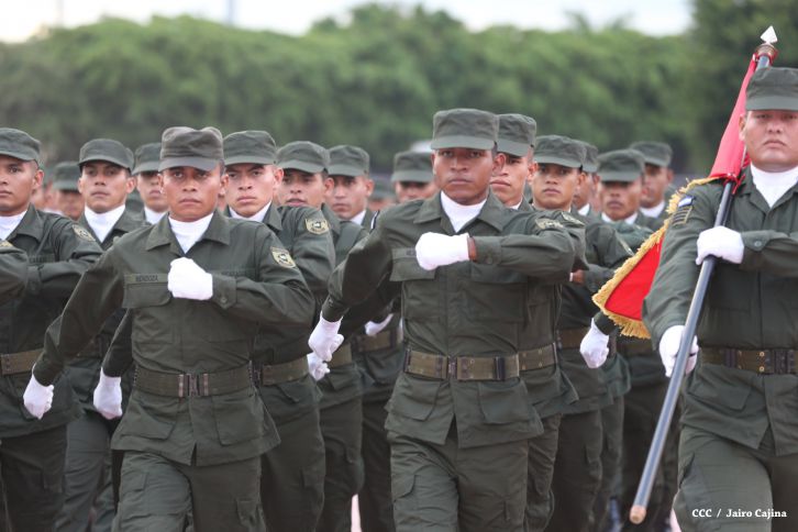 Presidente Daniel y Compañera Rosario encabezan acto del 36 aniversario de constitución de la Fuerza Aérea del Ejército de Nicaragua
