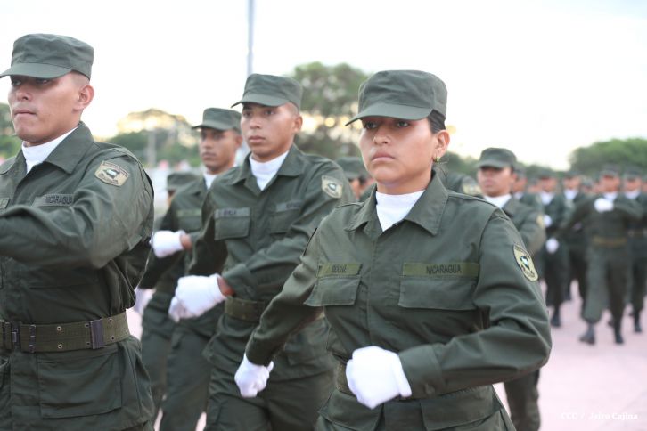 Presidente Daniel y Compañera Rosario encabezan acto del 36 aniversario de constitución de la Fuerza Aérea del Ejército de Nicaragua