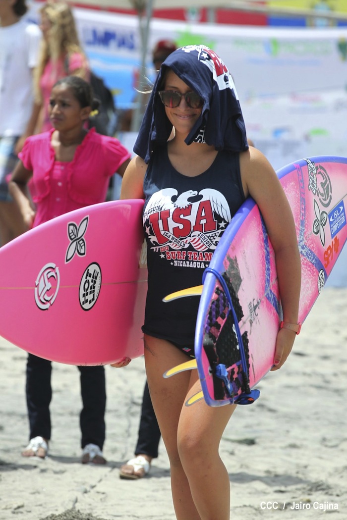 Final Mundial Surf Junio en Playa Jiquiliste