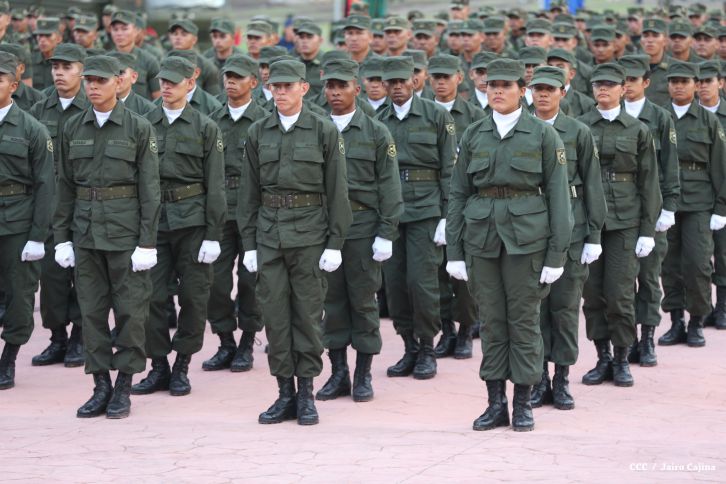 Presidente Daniel y Compañera Rosario encabezan acto del 36 aniversario de constitución de la Fuerza Aérea del Ejército de Nicaragua