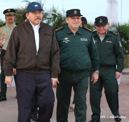 Presidente Daniel y Compañera Rosario encabezan acto del 36 aniversario de constitución de la Fuerza Aérea del Ejército de Nicaragua