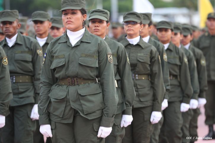 Presidente Daniel y Compañera Rosario encabezan acto del 36 aniversario de constitución de la Fuerza Aérea del Ejército de Nicaragua