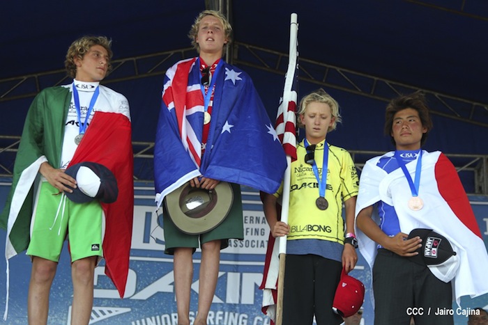 Final Mundial Surf Junio en Playa Jiquiliste