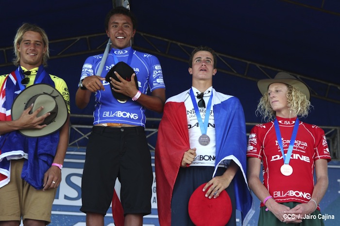 Final Mundial Surf Junio en Playa Jiquiliste