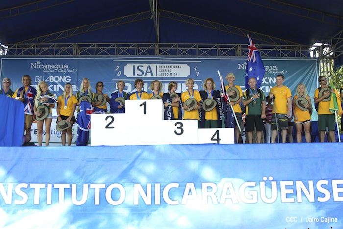 Final Mundial Surf Junio en Playa Jiquiliste