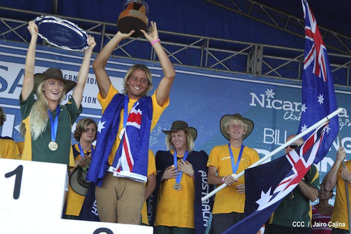 Final Mundial Surf Junio en Playa Jiquiliste
