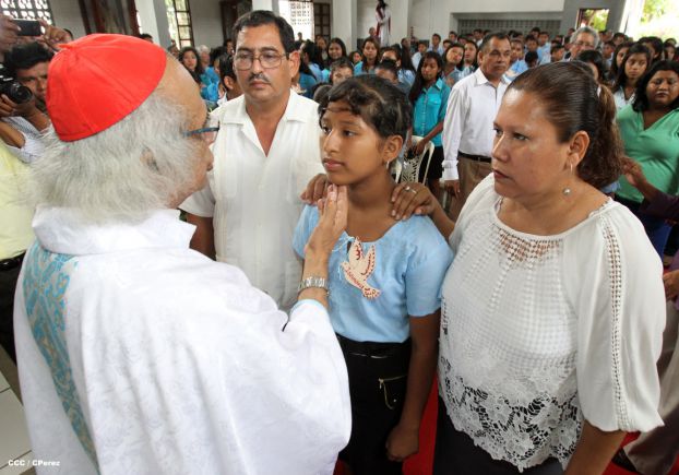 Fieles de Masaya festejan la Asunción de María