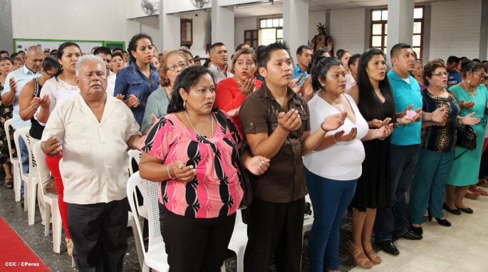 Fieles de Masaya festejan la Asunción de María