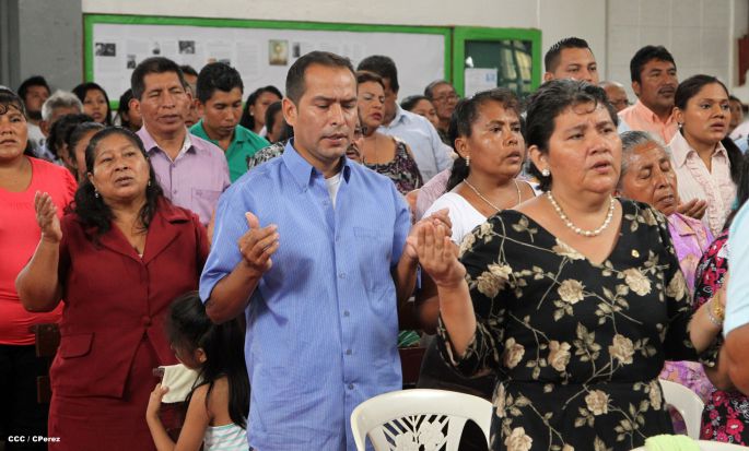 Fieles de Masaya festejan la Asunción de María