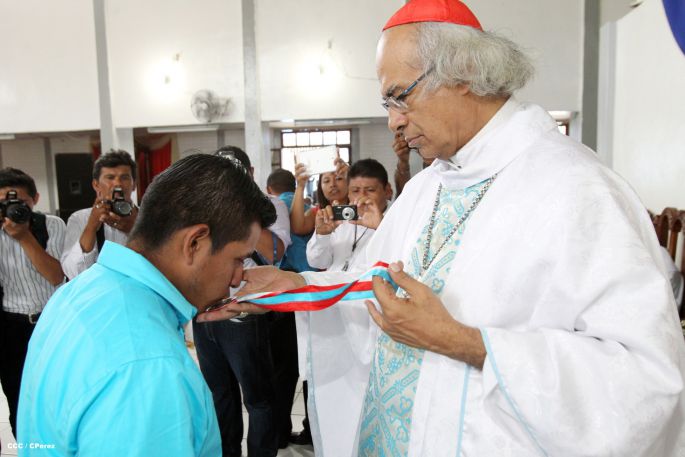 Fieles de Masaya festejan la Asunción de María