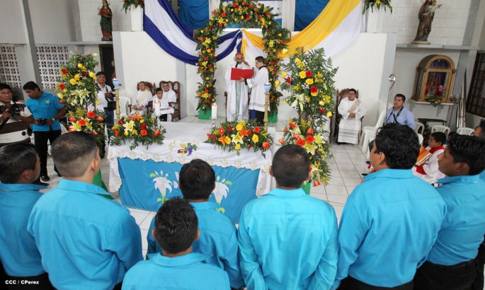 Fieles de Masaya festejan la Asunción de María